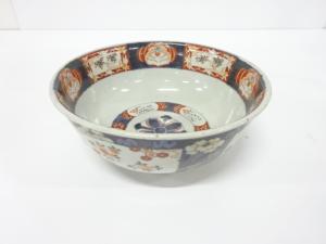 古伊万里　染付色絵　大鉢